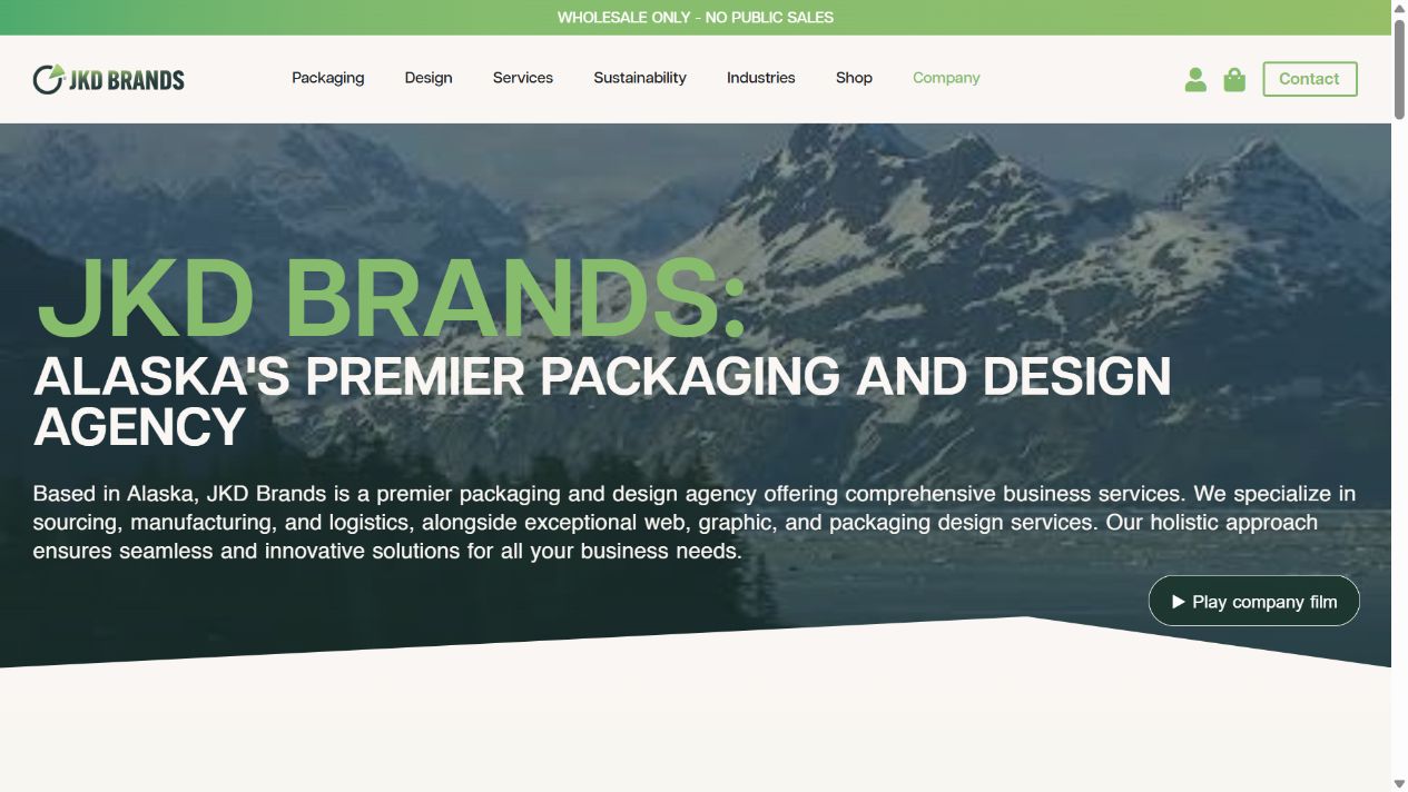 JKD Company page preview