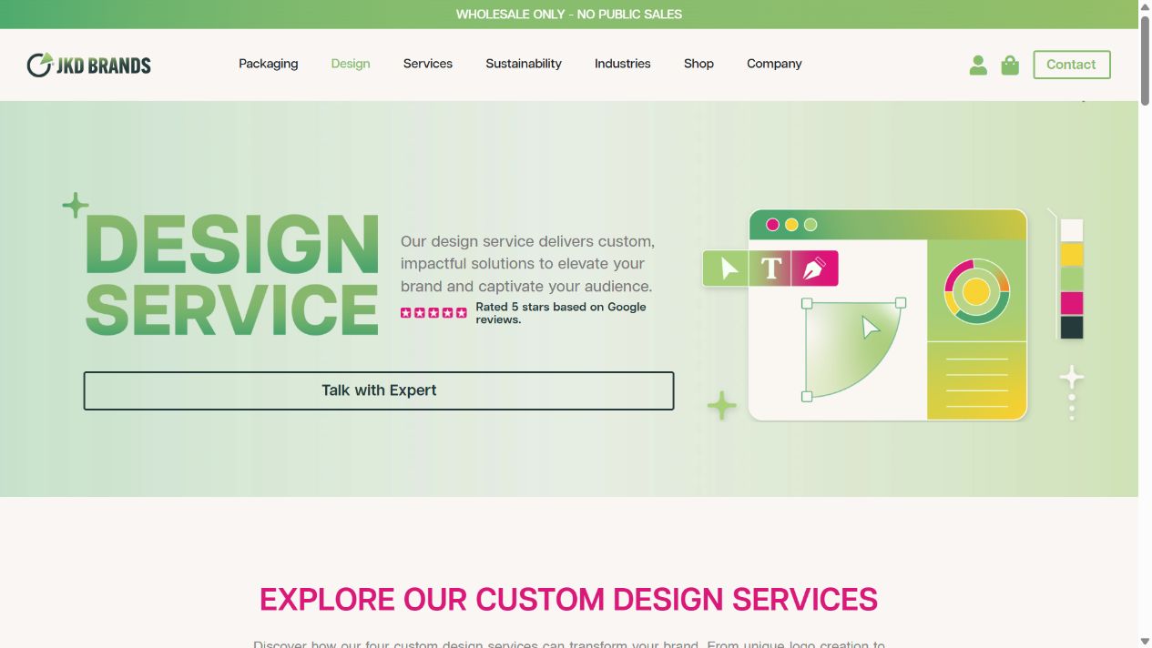 JKD Design page preview